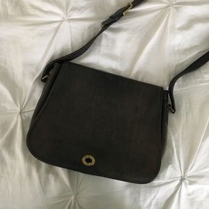 Vintage leather Coach bag